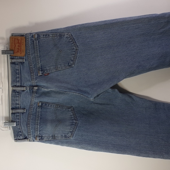 Levi's 517 Medium Blue Bootcut Blue Jeans Size W36 L34 - Picture 8 of 16